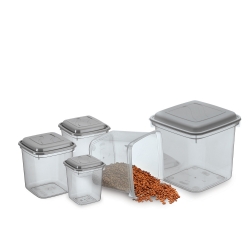 CONJUNTO COM 05 POTES  MANTIMENTO