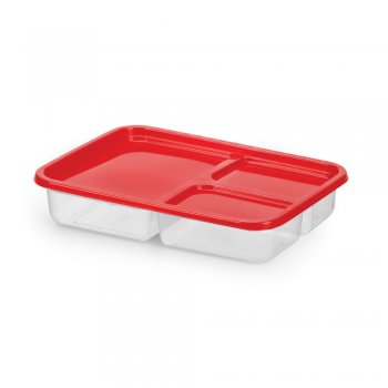 CONTAINER VERSÁTIL RETANGULAR <br> COM 3 DIVISÓRIAS