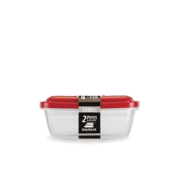 CONJUNTO 2 POTES RETANGULAR